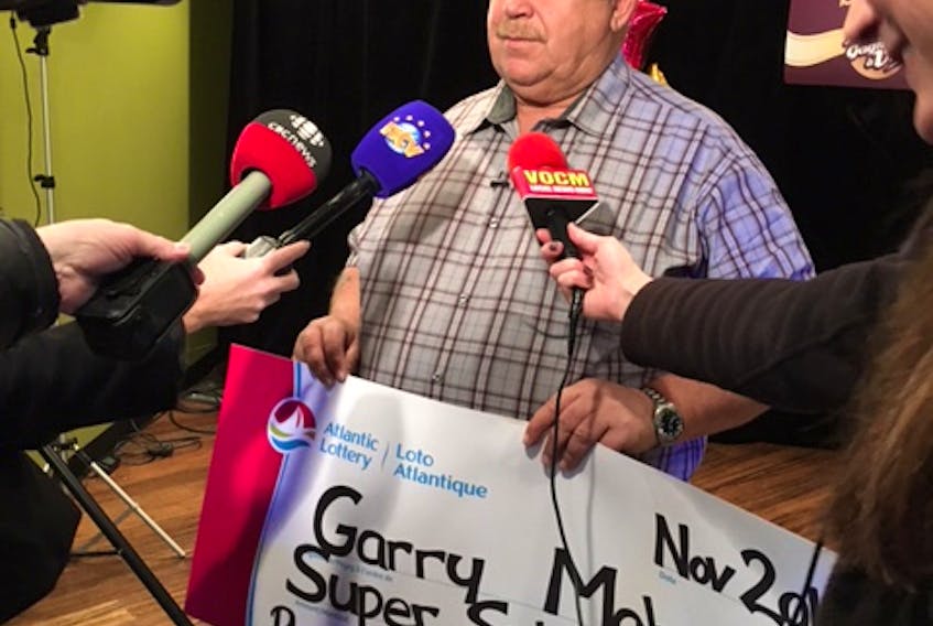 Garry Mahon of Paradise is the latest Atlantic Lottery Set For Life winner. Mahan received his cheque Wednesday morning during a presentation event and celebration at Atlantic Lottery Corp. in St. John's. Garry decided to take the $1.5-million lump sum payment instead of the monthly instalments.