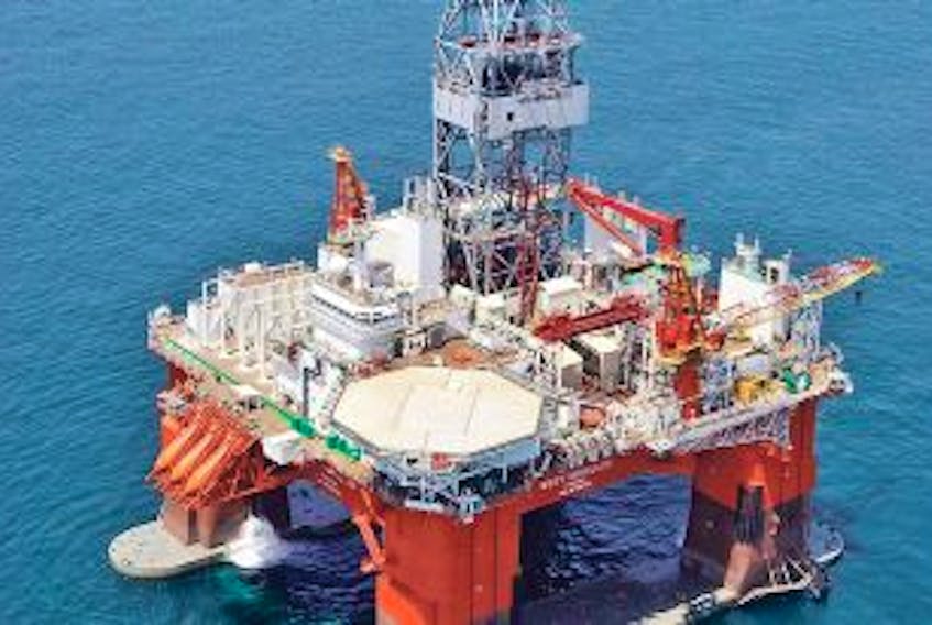 The West Hercules offshore drilling rig. A new report examines the competitiveness of Newfoundland and Labrador’s offshore oil industry in comparison with other jurisdiction.