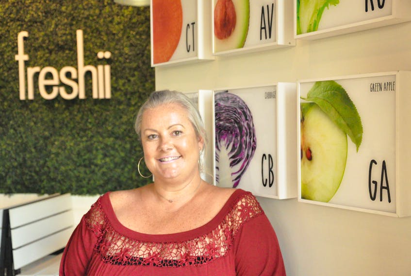 Michelle Pye is the co-owner and manager of Freshii on Topsail Road in St. John’s. Pye and her business partners are opening a second location this fall in the city’s east end.