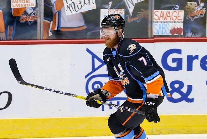 San Diego Gulls photo — After starting this season with the AHL’s San Diego Gulls, defenceman James Melindy has been sent to the ECHL’s Utah Grizzlies.
