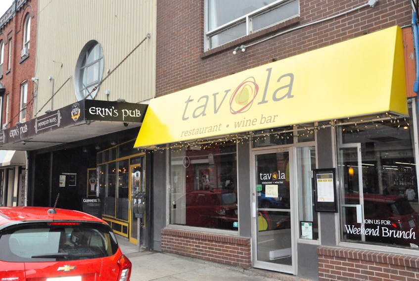 Tavola restaurant and tapas bar on Water Street in downtown St. John’s will be closed for the next few months while owner Bob Hallett completes some renovations, repairs and a reimagination of the 125-year-old building. Hallett recently assumed sole ownership of the neighbouring Erin’s Pub, buying out co-owner Chris Andrews, and plans to combine it with Tavola. He hopes to have all the work completed by Christmas.