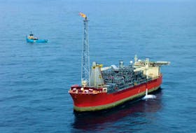 The SeaRose, Husky Energy’s floating production, storage and offloading (FPSO) vessel.