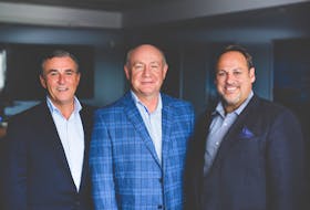 Cal LeGrow’s senior management team includes (from left) president Rod Vatcher, chairman and CEO Jeff LeGrow and Kevin Casey, who was appointed the firm’s newest partner, shareholder and executive vice-president. The company also announced an expansion to the Maritime provinces, starting with an office in Halifax.