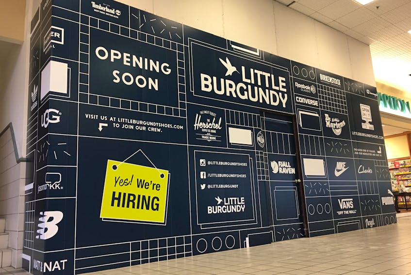 Add another player to the Avalon Mall footwear family. American-owned Little Burgundy is setting up shop in the former Alia Tanjay location on the first floor. There’s no opening date set, but the chain has already started hiring for a variety of retail positions.