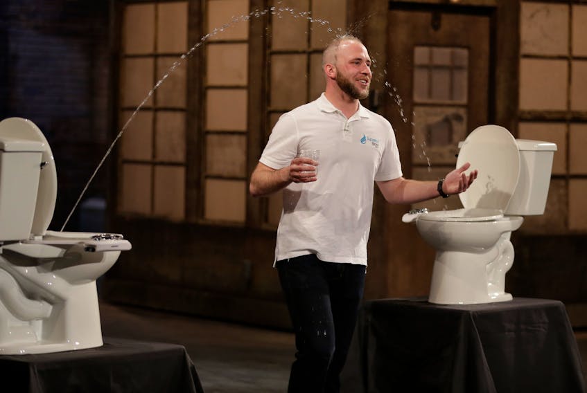 Ed Barrett of Goulds appeared on the CBC-TV reality show “Dragons’ Den” Thursday night, where he and his stepbrothers and business partners made a pitch for a $250,000 investment for a 10 per cent equity in their company Superior Bidet. The brothers accepted a deal on air from Michael Wekerle, one that asked for 35 per cent of the company, but after closely examining the financials in the months after the show's taping they decided not to accept.