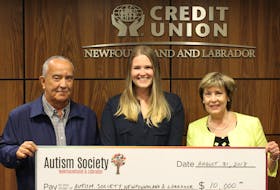 Autism Society, Newfoundland and Labrador was honoured to be picked as the NLCU’s Charity of Choice for their 15th Annual Walk-A-Thon.