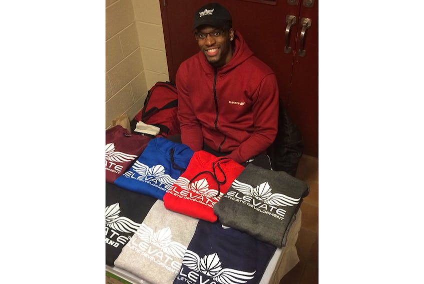 Former Memorial Sea-Hawks varsity basketball player Austin Chambers is looking to make his mark in the sports apparel business the founder and CEO of Elevate Athletic Development.