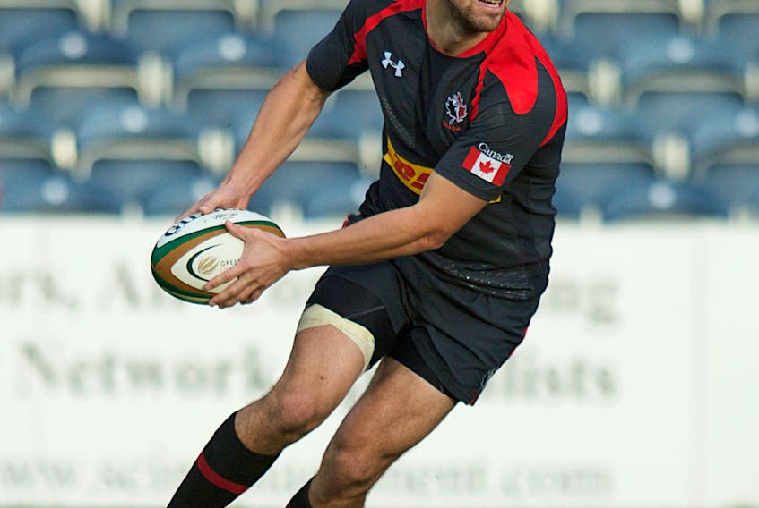National team member Patrick Parfrey will be suiting up for the Newfoundland Rock in its Eastern Canadian Super League rugby game Saturday at the Swilers Rugby Complex.