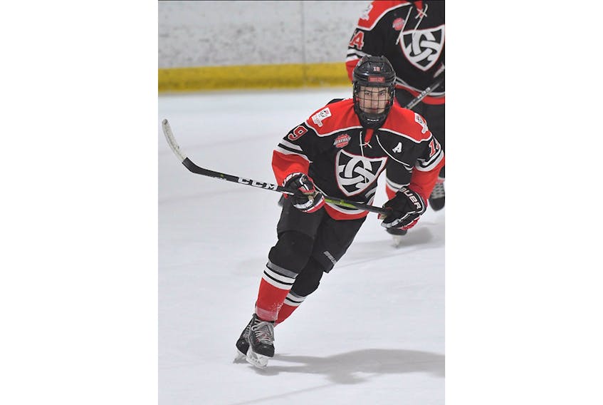 Ryan Greene played prep school hockey at Connecticut’s South Kent Prep School this season. He has given a verbal commitment to attend Boston University starting in 2021.