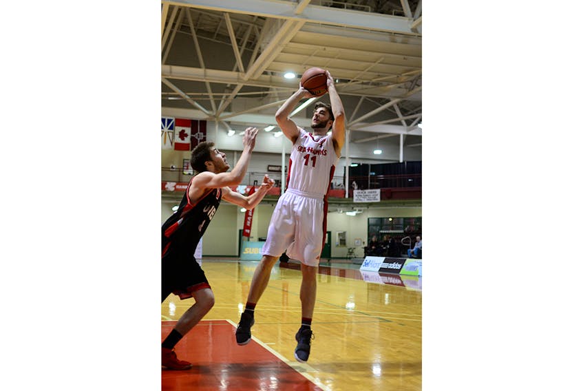 Memorial Sea-Hawks third-year forward Nathan Barker has emerged a force in the Atlantic University Sport basketball conference, leading all players in scoring.
