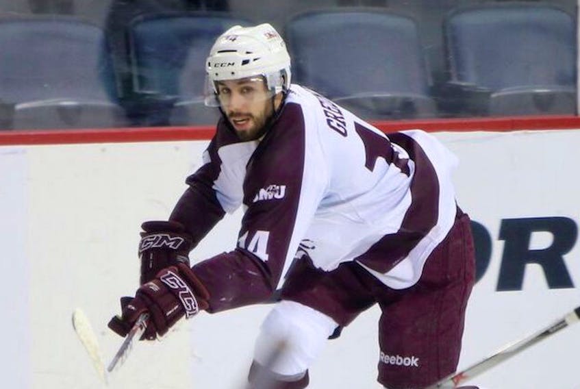 The Conception Bay Blues selected former Saint Mary’s Huskies forward Bradley Greene of Tilting in provincial senior hockey’s most recent draft.