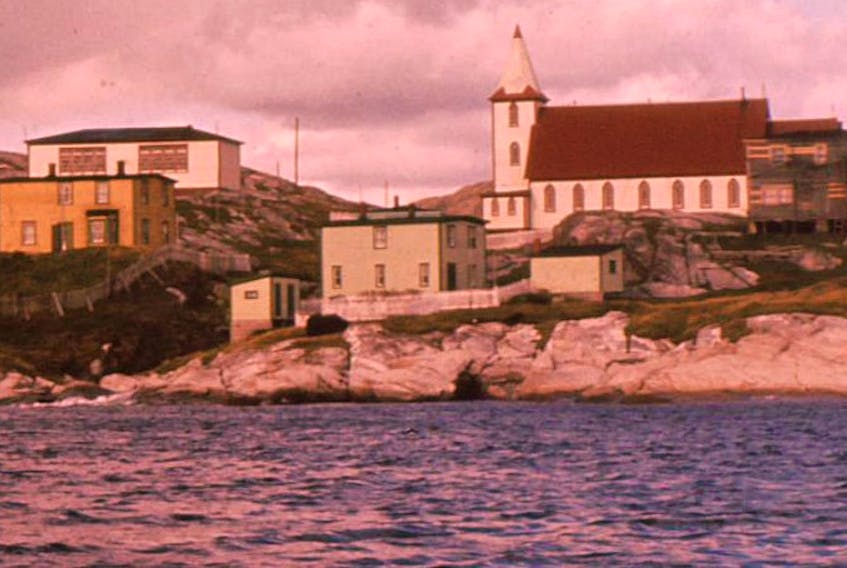 Pushthrough, a tiny town on the province’s southwest coast, in the early 1960s. The community was resettled in 1969, with its residents relocating mainly to Fortune, Hermitage, Milltown and Gaultois.