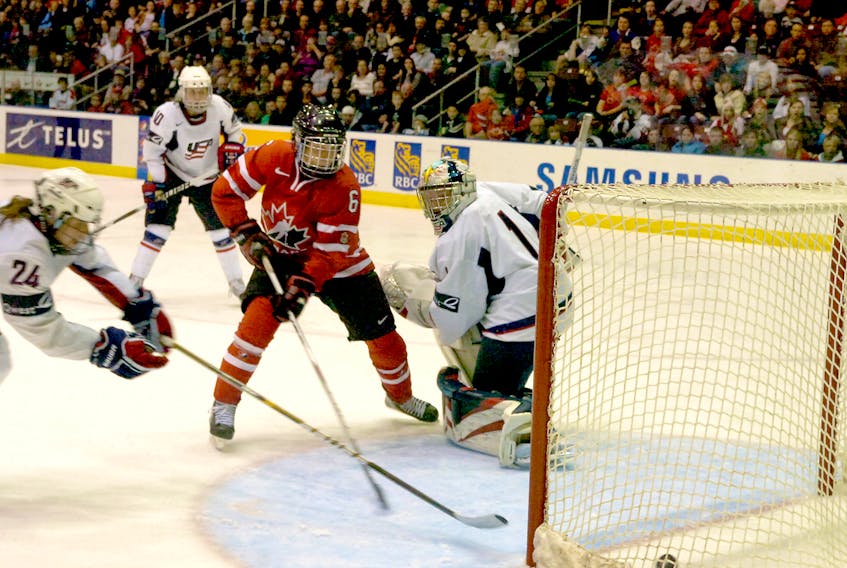 Team Canada’s Rebecca Johnston scored in overtime in the championship game to give the Canadians a 3-2 win over the U.S. in the 2010 4 Nations Cup which was held at Mile One Centre. We haven’t seen much in the line of sports entertainment like that lately at the downtown St. John’s rink.