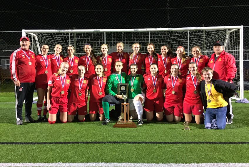 The Holy Cross women’s soccer team was the first from Newfoundland and Labrador to win a national Jubilee Trophy medal when the squad copped a bronze last year in B.C.