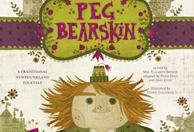 “Peg Bearskin: A Traditional Newfoundland Folktale as told by Mrs. Elizabeth Brewer,” adapted by Philip Dinn and Andy Jones; illustrated by Denise Gallagher. Running the Goat Books & Broadsides Inc. $14.95. 44 pages