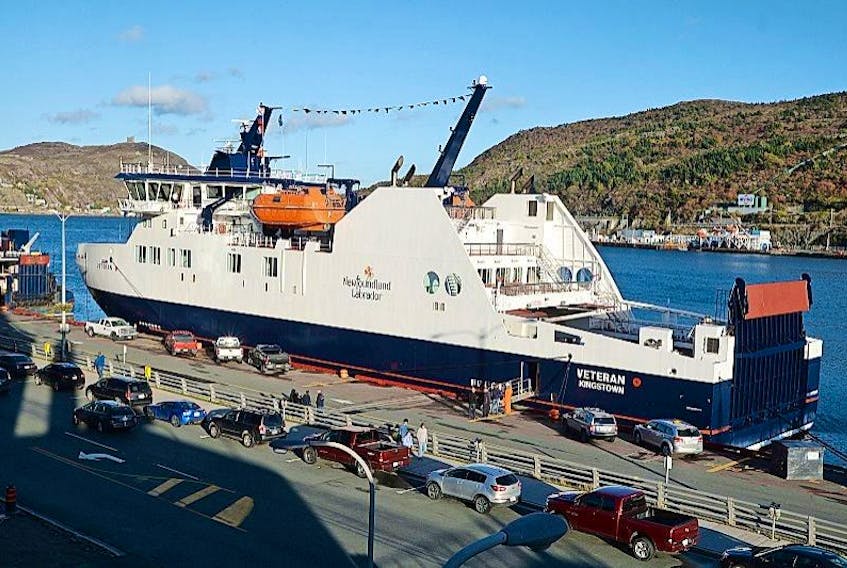 The MV Veteran is out of service again and will be replaced on the Fogo Island-Change Islands-Farewell run.