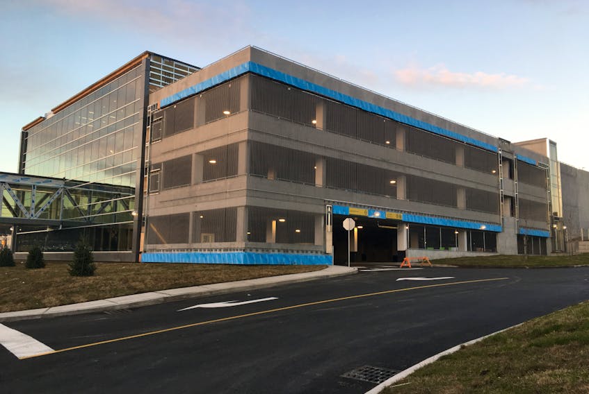 The new Avalon Mall parking garage will open to shoppers today.