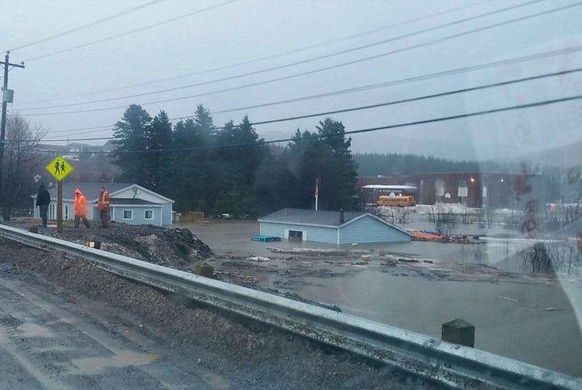 This photo of flooding in Benoit's Cove was taken by Michael Durnford.