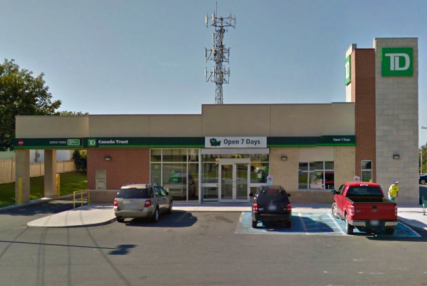 Police are looking for a suspect in connection with an armed robbery at the TD Bank in Long Pond, Conception Bay South on Thursday.