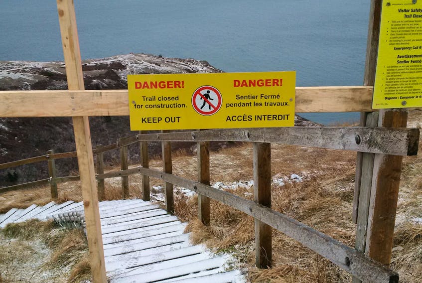Anyone looking to hike the North Head Trail located at Signal Hill will be unable to do so until spring as the trail will be closed until April 2018 to undergo upgrades.
