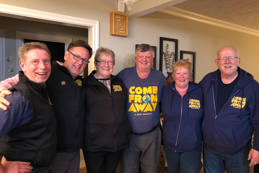 Meet the real characters: Brian Mosher, Kevin Tuerff, Beulah Cooper, Claude Elliott, Bonnie Harris and Oz Fudge are all portrayed in "Come From Away".