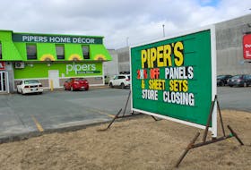 The sign says it all for this location on O’Leary Avenue in St. John’s. Pipers is closing this location and a second one in Mount Pearl by the end of March and will be opening a new location in Bay Roberts projected for August.