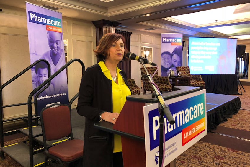 Registered Nurses’ Union Newfoundland and Labrador president Debbie Forward moderated the Canadian Labour Congress’ (CLC) national pharmacare town hall in St. John’s Monday night.