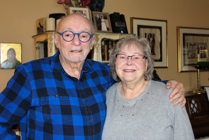 Avrum and Eve Richler at home in St. John’s. They are currently preparing a move to a smaller home — a transition they planned together. —