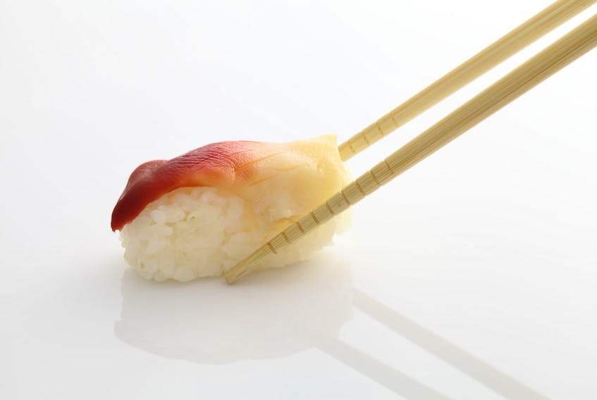Surf clam sushi. — Stock photo