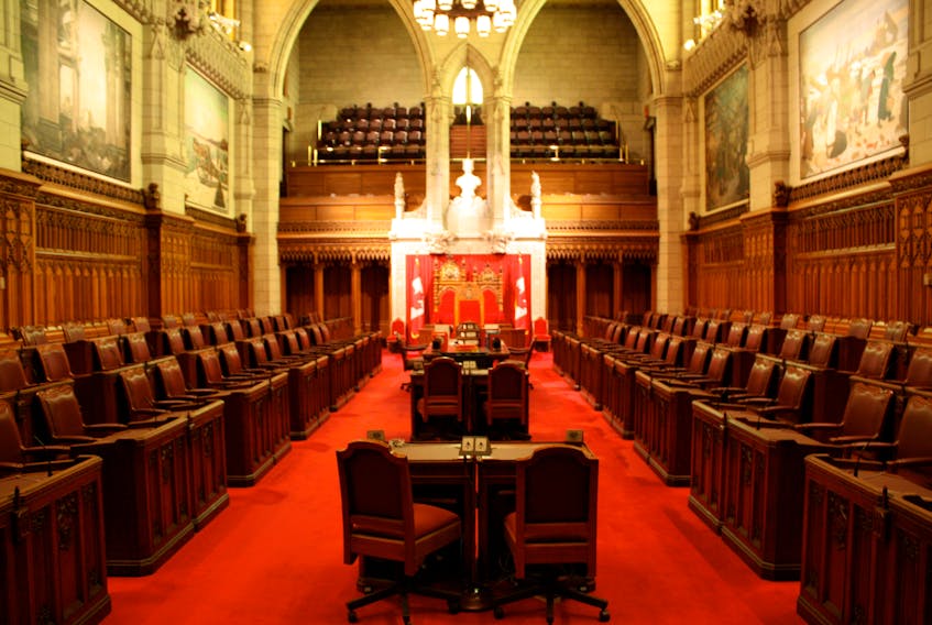 Canada's Senate chamber in Ottawa.