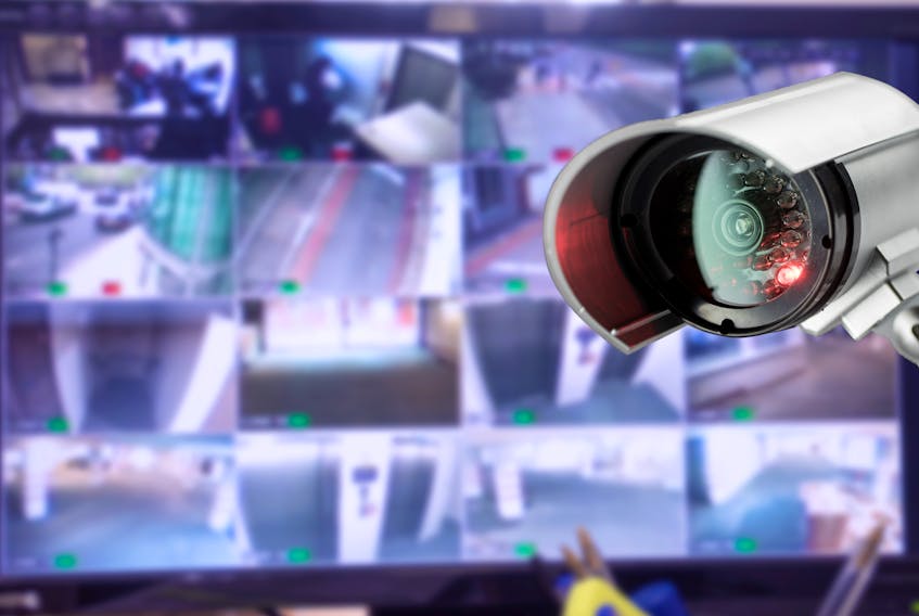The Town of Paradise has 87 security cameras in operation. — Stock photo