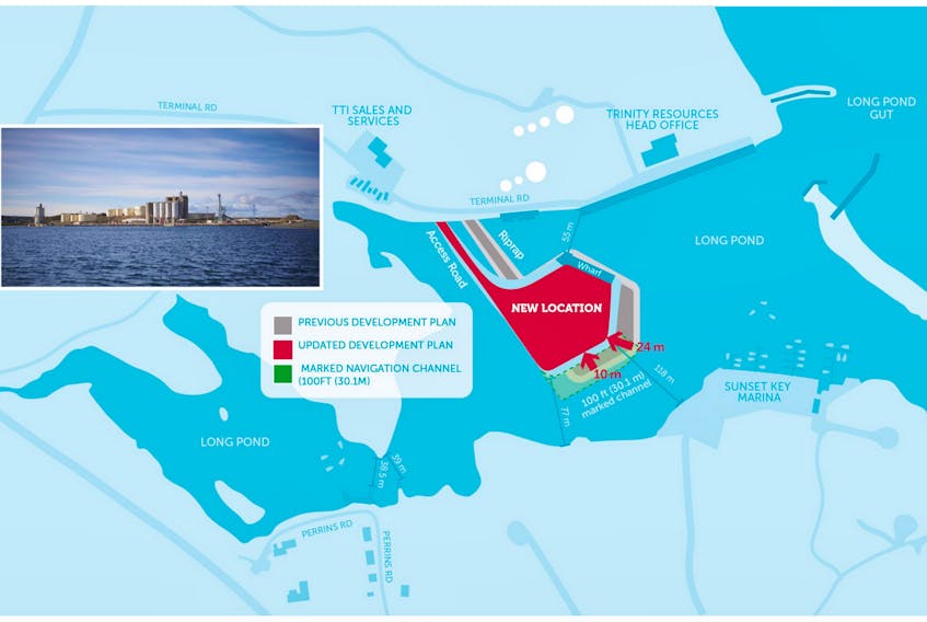 Ocean Choice’s updated plan for Long Pond. — Screengrab from Ocean Choice website