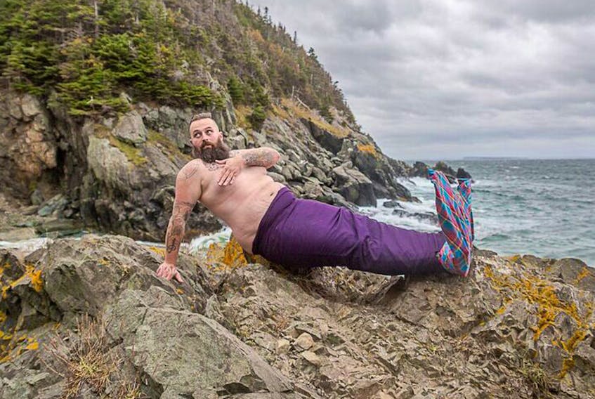 Will Whelan is a plumber when he’s not frolicking by the ocean edge for a good cause. He’s one of the Merb’ys, a group of mermen who are raising money for Spirit Horse NL through sales of a calendar.