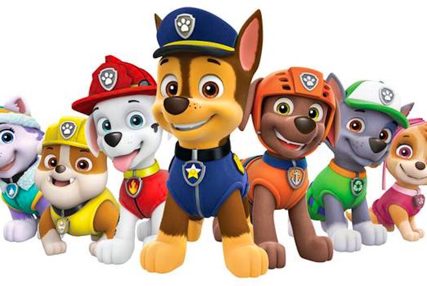 Some of the stars of the "PAW Patrol" series. —