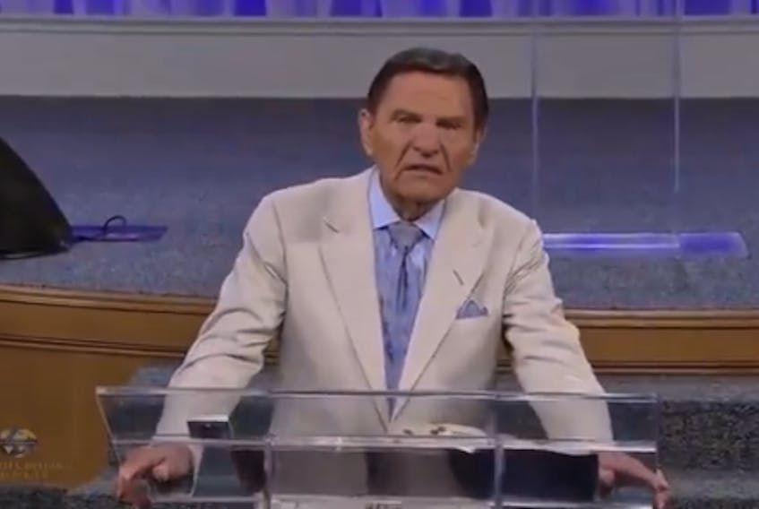 Kenneth Copeland says "the wind of God" can cure COVID-19. —