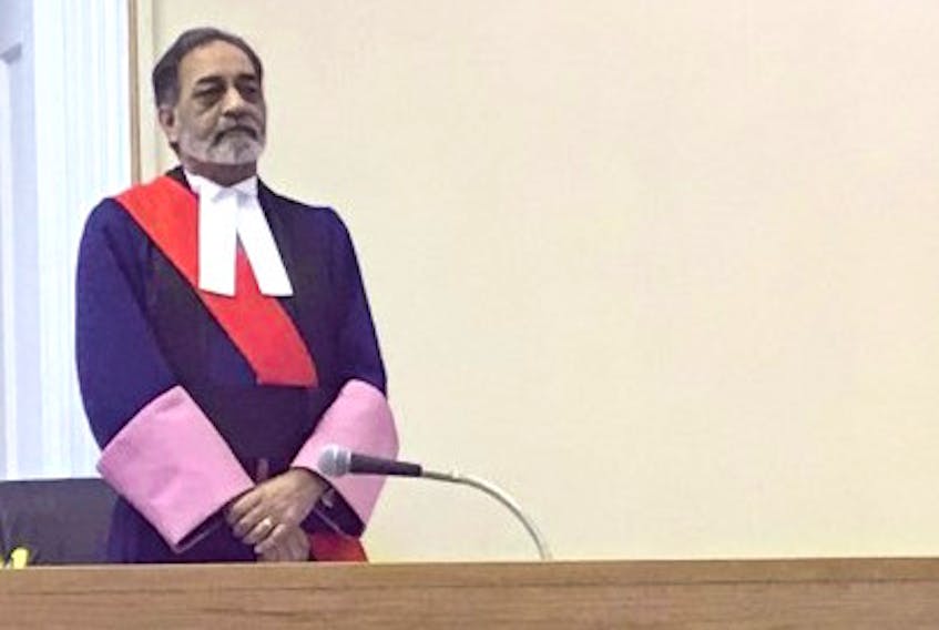 Justice Vikas Khaladkar in Newfoundland and Labrador Supreme Court Friday morning to hear testimony of a MUN student charged with attempted murder.