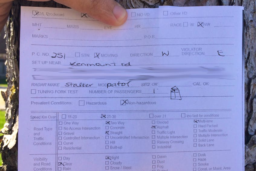 Peter Francis of St. John’s recently expressed concern about the RNC’s use of a standard form for notetaking purposes during traffic stops that includes a “Race” category with two check boxes — W (white) and NW (non-white).