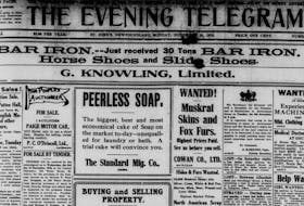 The Evening Telegram of Nov. 24, 1919, back when people were seeking Muskrat skins, rather than feeling skinned by Muskrat. —