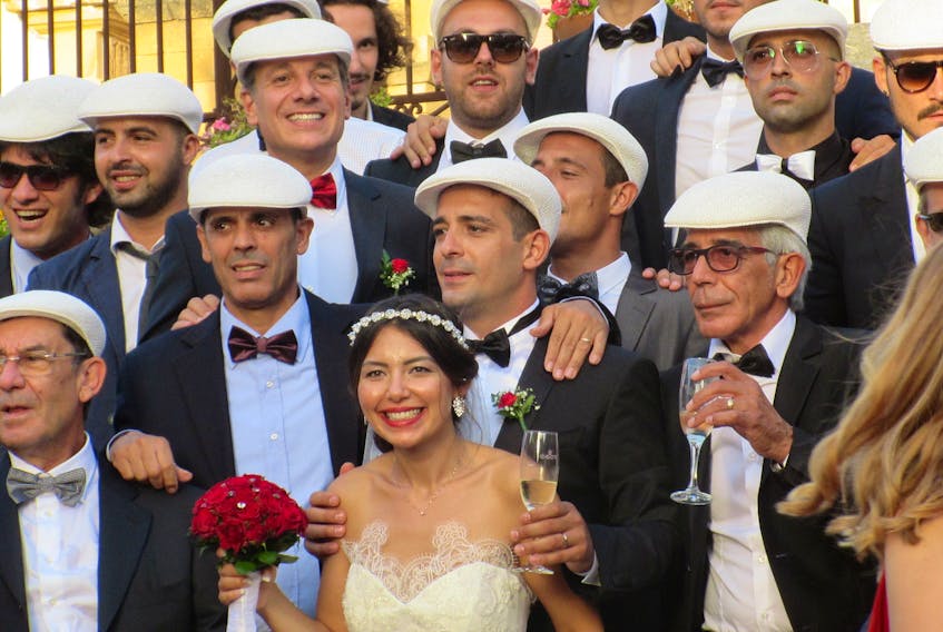 One of many weddings we witnessed as tourists in Cefalu, Sicily, in 2015. By the end of the vacation I was feeling like a wedding photographer. — Pam Frampton/The Telegram