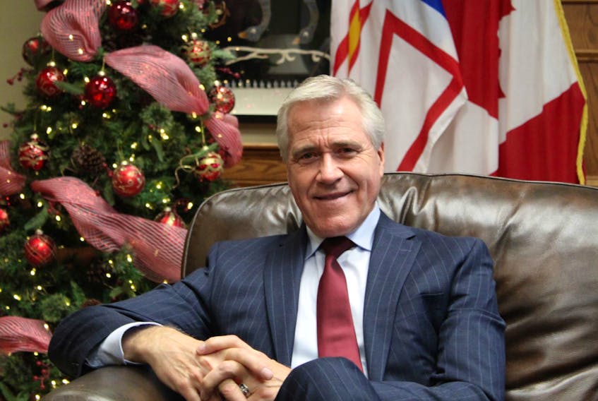 Premier Dwight Ball sits down with the Telegram to reflect on 2019: the good, the bad and the hockey.