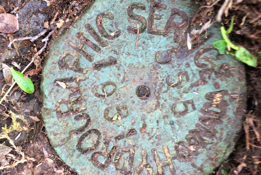 Canadian Hydrographic Service marker, between Adam’s Cove and Bradley’s Cove. — Russell Wangersky/SaltWire Network
