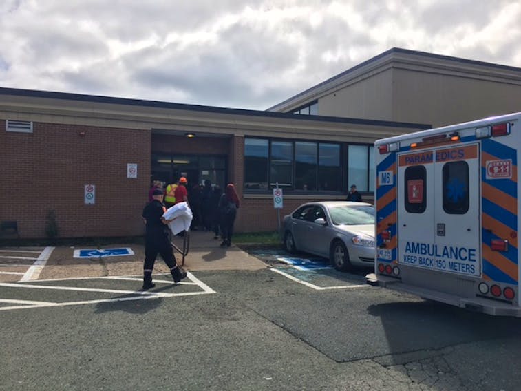 Prince of Wales Collegiate in St. John's is on lockdown Wednesday due to a bear spray incident.