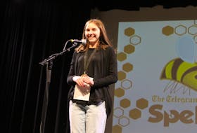 A record-high field of 85 competitors took to the stage at Holy Heart Theatre in St. John’s Saturday to compete in The Telegram's annual Spelling Bee. Maria Burton, 13, took the top honour. — David Maher/the Telegram