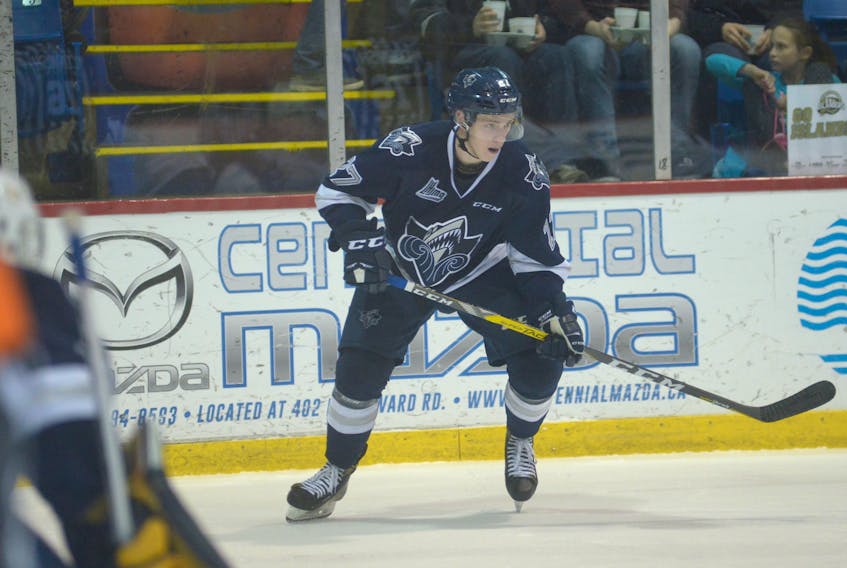 Carson MacKinnon is making his third regular season trip back to the Eastlink Centre as a member of the Rimouski Oceanic Thursday night.
