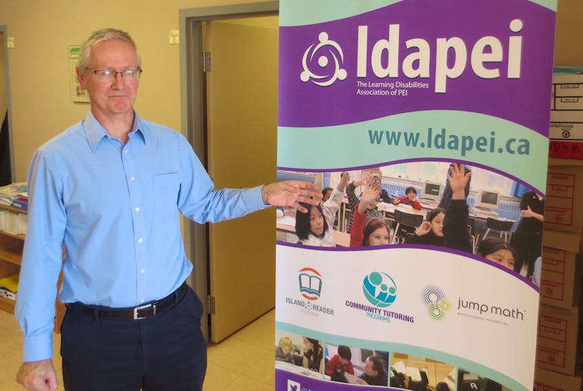 Martin Dutton is the executive director of the Learning Disabilities Association of P.E.I. The association is providing math camps on Saturdays for students who may struggle with mathematical concepts. Bradley Collins/The Guardian
