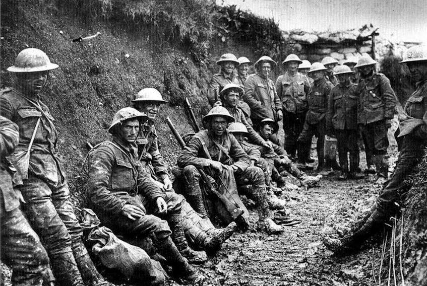 Soldiers could be in trenches for months during the Great War.