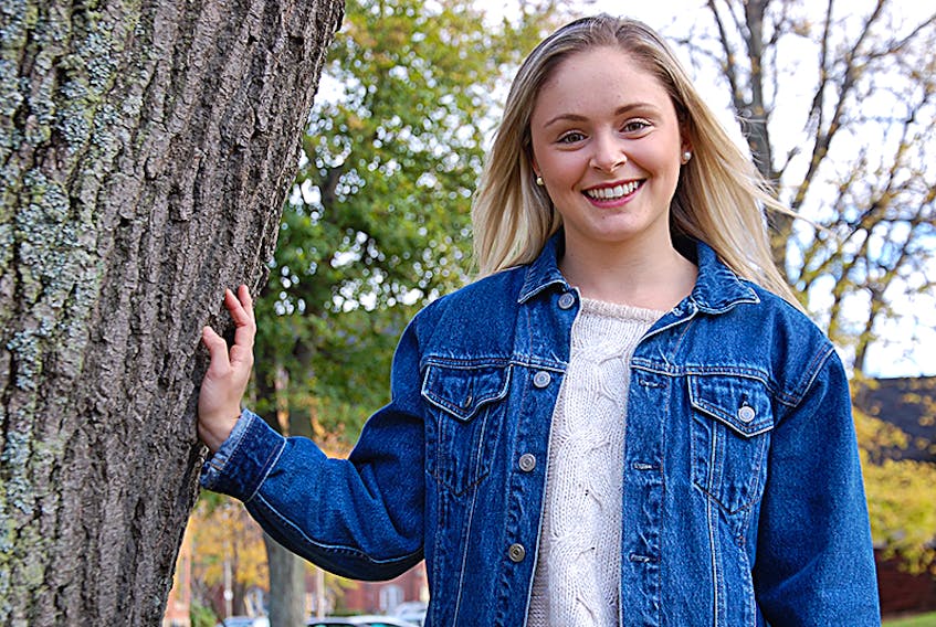 Lacey Koughan, 18, of Charlottetown will receive The Young Humanitarian Award tonight from the Canadian Red Cross. ©THE GUARDIAN/