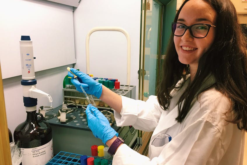 Sophie MacDonald, 16, is one of three Charlottetown area students competing on April 9, 2018 in the Sanofi Biogenius Canada regional competition in Halifax.