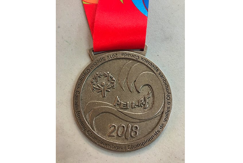 The Special Olympics Canada 2018 Bowling Championships medal, produced on P.E.I.  ©THE GUARDIAN