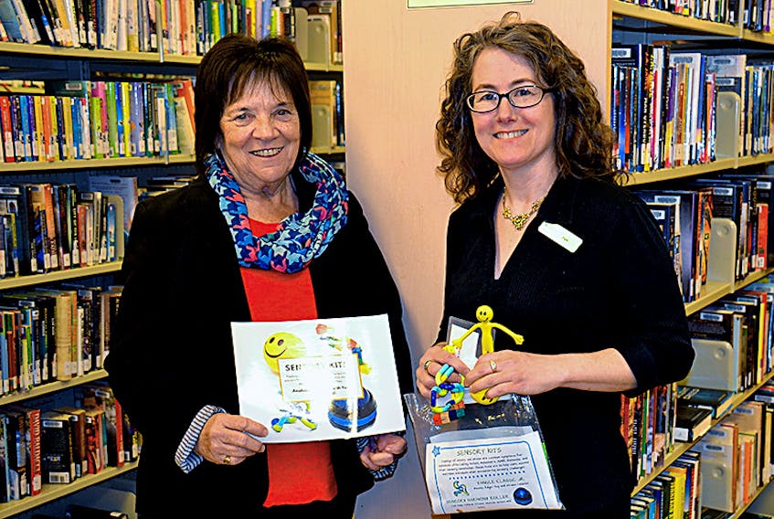 Cornwall Mayor Minerva McCourt, left, and the town’s librarian, Pam Wheatley, are pleased the library is becoming a more inclusive space for everyone.  ©THE GUARDIAN